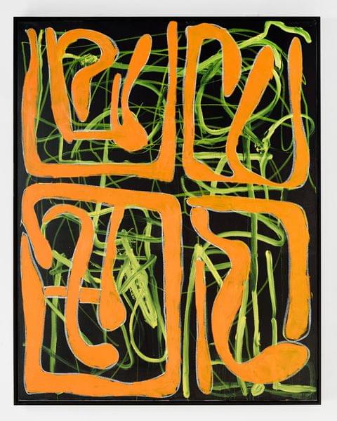 Not yet titled 3 215 x 170 cm 2019 oil and oil pastel on canvas