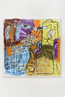 Not yet titled 3 215 x 170 cm 2019 oil and oil pastel on canvas