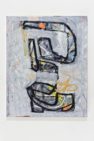 Pirate King 108 x 90 cm 2018 oil and oil pastel on canvas